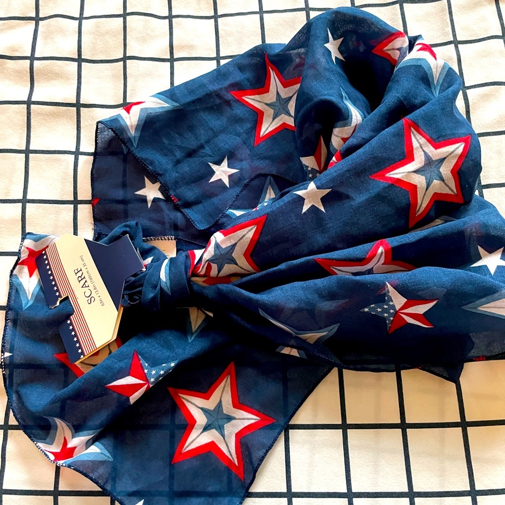 4th of July scarf